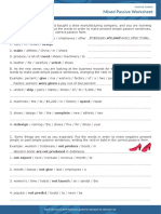 Passive Worksheet PDF