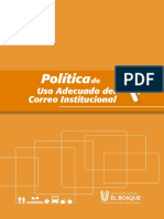 Politica Uso Adecuado Correo Institucional