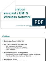 3G WCDMA UMTS Wireless Networks
