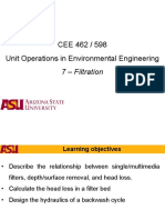 CEE 462 / 598 Filtration Design and Hydraulics