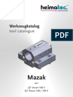 Mazak QTS 100S QTN 100, BMT Heimatec Tool Catalogue