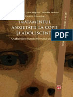 Ronald M. Rapee & Ann Wignall - Tratamentul Anxietății La Copii Și Adolescenți