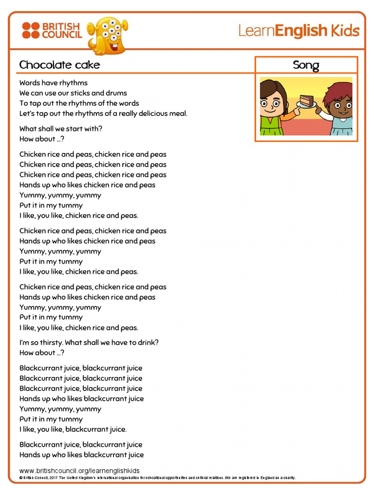 Songs Chocolate Cake Lyrics 2017 PDF Vegan Cuisine Cooking