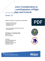 design and evaluation of flight deck displays and controls