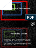 production of an interactive cd rom