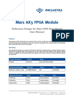 Mars AX3 FPGA Module: Reference Design For Mars PM3 Base Board User Manual