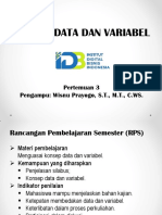 Pertemuan 3 - Konsep Data Dan Variabel