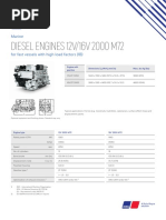 DIESEL ENGINES 12V/16V 2000 M72: Marine