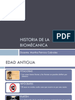 Historia de La Biomécanica.