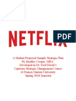 Netflix strategic plan for streaming dominance