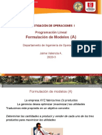 Formulación de Modelos (A) Ult. 2020-3