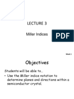 Lecture - 03 - Miller Indices