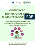 Alimentação Covid-19 - Paciente Suspeito e Confirmado PDF