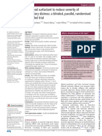 Nebulised Surfactant To Reduce Severity of Respiratory Distress: A Blinded, Parallel, Randomised Controlled Trial