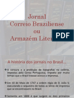 História do 1o jornal brasileiro Correio Braziliense