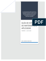 Guia de Estudio Matemáticas Aplicadas