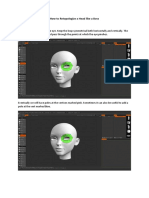 Facial Retopology - Step by Step Guide