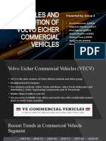 Sales and Distribution of Volvo Eicher Commercial Vehicles: Presented By: Group 3