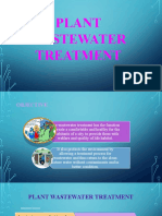 Plant Wastewater Treatment: English Iv