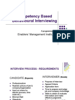 HCM07 Competency Based Behavioural Interviewing PDF