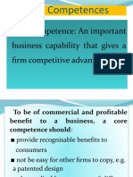 Core Competences: Core Competence: An Important Business Capability That Gives A Firm Competitive Advantage