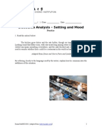 Discourse Analysis - Setting and Mood Ex 1