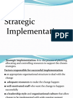 Strategic Implementationn