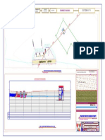 Plano Perfil Muro de Contencion - Galerias Filtrantes-Camara de Bombeo PDF