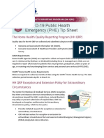 The Home Health Quality Reporting Program (HH QRP) : OASIS Requirements