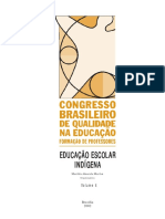 Congresso Brasileiro de Qualidade Na Educacao - Formação de Professores - Educacao Indígena