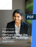 Playbook For Startups To Face The COVID-19 Challenge: Emerging Stronger