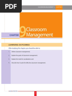 Classroom Management: Learning Outcomes