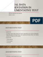Data Visualization in Argumentative Text