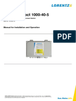 Lorentz - Pvdisconnect 1000 40 5 Manual - en PDF