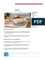 Recetas PDF Crema Pastelera