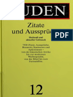 Duden Band 12 - Zitate Und Aussprüche - Herkunft Und Aktueller Gebrauch PDF