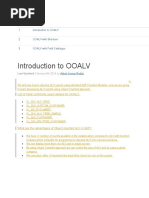 Introduction To OOALV