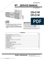 CD-C1W CP-C1W: Service Manual