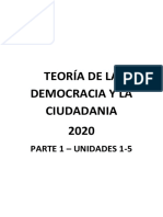 APUNTE Teoria de La Democracia Unidades 1 A 5 PDF