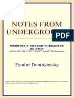 (Webster's Korean Thesaurus Edition) Fyodor Dostoyevsky - Notes From Underground - ICON Group International, Inc. (2006) PDF