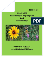 Taxonomy of Angiosperm and Biodiversity