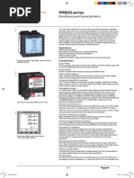 PM800 Series: Functions and Characteristics