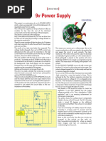 9v Power Supply: Circuit Ideas