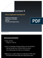 Cs193P - Lecture 4: Iphone Application Development