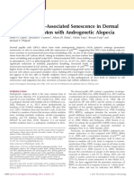 Oxidative Stress-Associated Senescence in Dermal Papilla Cells of Men With Androgenetic Alopecia