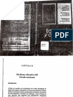 Idealismo Educativo Del Estado Mexicano PDF