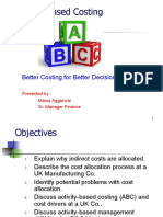 Activity Based Costing: Better Costing For Better Decisions