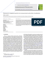 Photometric Imaging in Particle Size Measurement and Surface Visualization Sandler2011 PDF