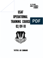 North American OV-10 Operational Training Course