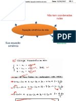 Vetores e Geometria Analítica - 12 - Equação Simétrica Da Reta